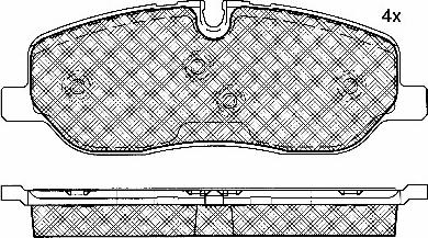 BSF 10885 - Тормозные колодки, дисковые, комплект autospares.lv