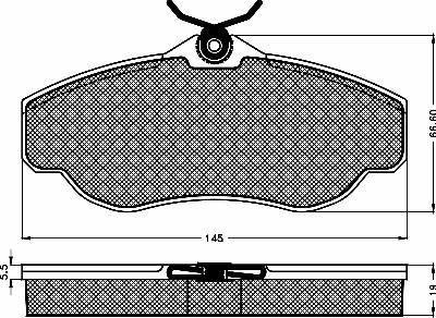 BSF 10395 - Тормозные колодки, дисковые, комплект autospares.lv