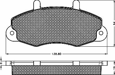 BSF 10342 - Тормозные колодки, дисковые, комплект autospares.lv