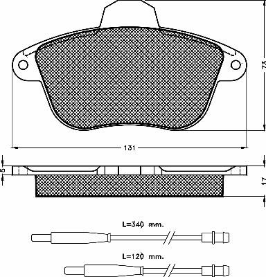 BOSCH 0 986 TB2 220 - Тормозные колодки, дисковые, комплект autospares.lv