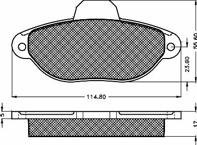 BSF 10359 - Тормозные колодки, дисковые, комплект autospares.lv