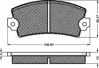 BSF 10322 - Тормозные колодки, дисковые, комплект autospares.lv