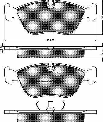 BSF 10376 - Тормозные колодки, дисковые, комплект autospares.lv