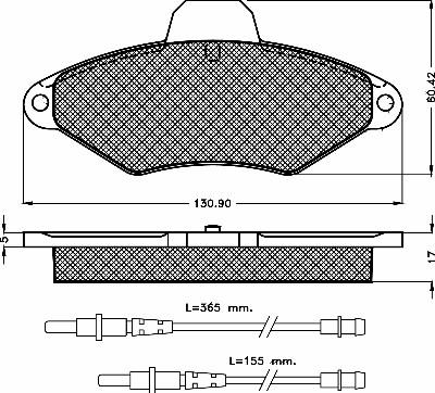 BSF 10370 - Тормозные колодки, дисковые, комплект autospares.lv