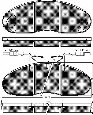 BSF 10295 - Тормозные колодки, дисковые, комплект autospares.lv