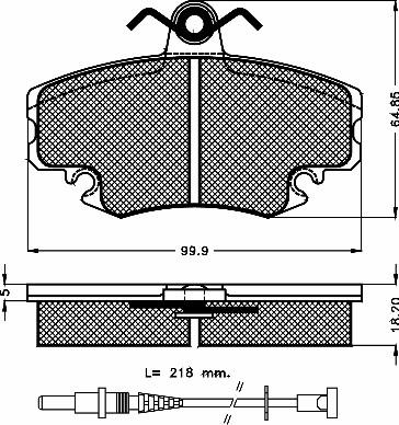 BSF 10248 - Тормозные колодки, дисковые, комплект autospares.lv