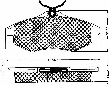 BSF 10237 - Тормозные колодки, дисковые, комплект autospares.lv