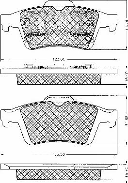 Roadhouse 2842 1/3 - Тормозные колодки, дисковые, комплект autospares.lv