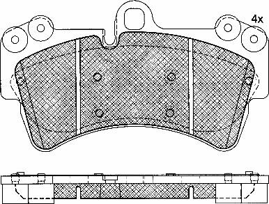 NK BL1823A2 - Тормозные колодки, дисковые, комплект autospares.lv