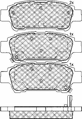 BSF 10776 - Тормозные колодки, дисковые, комплект autospares.lv