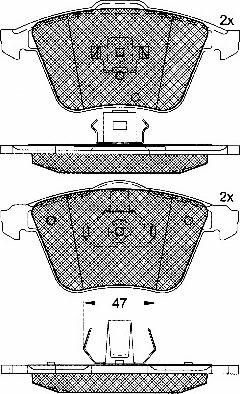 BSF 10778 - Тормозные колодки, дисковые, комплект autospares.lv