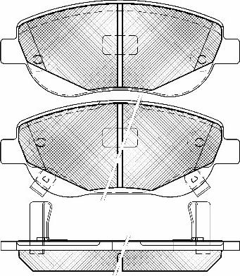 Magneti Marelli 363700202039 - Тормозные колодки, дисковые, комплект autospares.lv