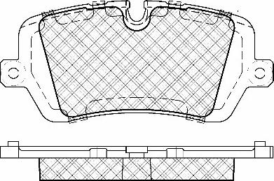 BSF 20059 - Тормозные колодки, дисковые, комплект autospares.lv