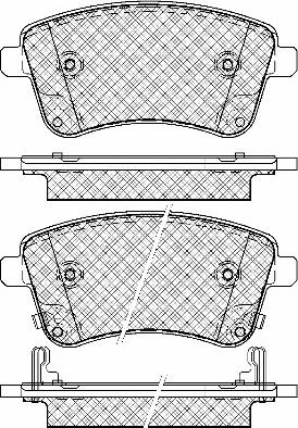 BSF 20058 - Тормозные колодки, дисковые, комплект autospares.lv