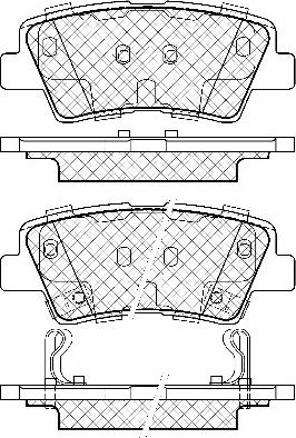 Magneti Marelli 363700201848 - Тормозные колодки, дисковые, комплект autospares.lv