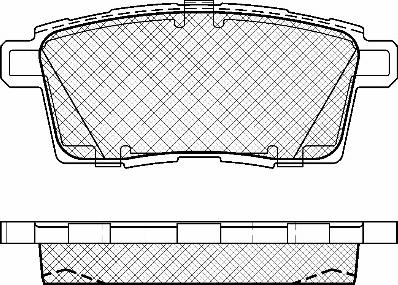 BSF 20068 - Тормозные колодки, дисковые, комплект autospares.lv