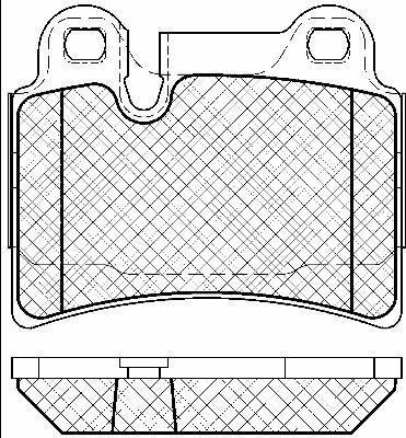 BSF 20002 - Тормозные колодки, дисковые, комплект autospares.lv