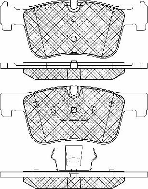 BSF 20015 - Тормозные колодки, дисковые, комплект autospares.lv