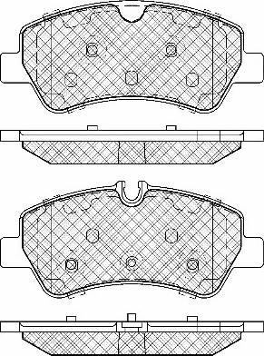 BSF 20038 - Тормозные колодки, дисковые, комплект autospares.lv