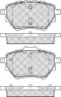 BSF 20026 - Тормозные колодки, дисковые, комплект autospares.lv