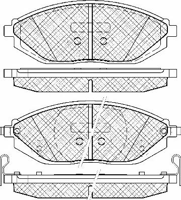 BSF 20022 - Тормозные колодки, дисковые, комплект autospares.lv