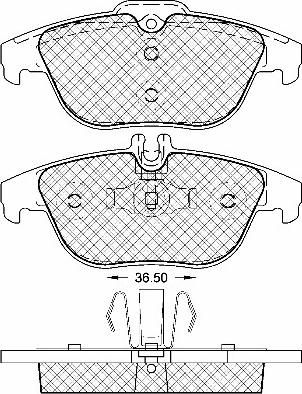 BSF 20074 - Тормозные колодки, дисковые, комплект autospares.lv