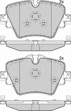 LPR 5P1985 - Тормозные колодки, дисковые, комплект autospares.lv