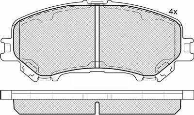 Raicam RA09506 - Тормозные колодки, дисковые, комплект autospares.lv