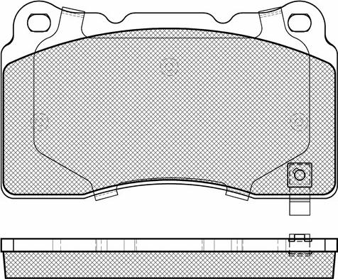 NUOVA TECNODELTA 242.1924 - Тормозные колодки, дисковые, комплект autospares.lv