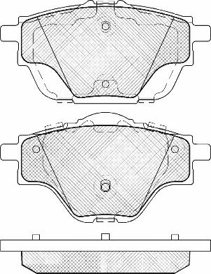 ATE 603872 - Тормозные колодки, дисковые, комплект autospares.lv