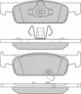 BSF 20175 - Тормозные колодки, дисковые, комплект autospares.lv