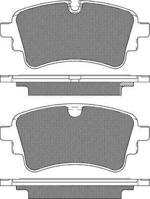 BSF 20344 - Тормозные колодки, дисковые, комплект autospares.lv