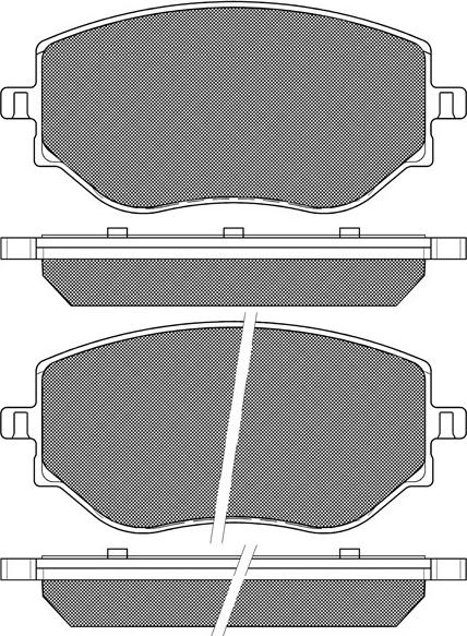 BSF 20301 - Тормозные колодки, дисковые, комплект autospares.lv