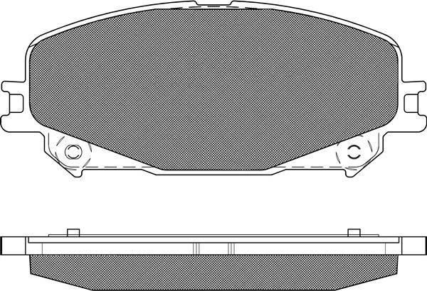 BSF 20302 - Тормозные колодки, дисковые, комплект autospares.lv