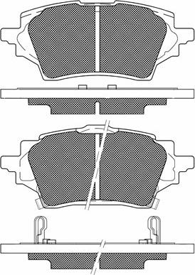 BSF 20336 - Тормозные колодки, дисковые, комплект autospares.lv