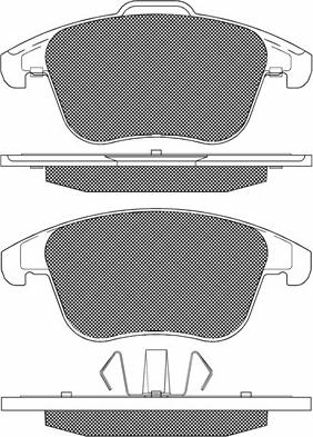 BSF 20295 - Тормозные колодки, дисковые, комплект autospares.lv