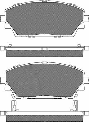 BSF 20293 - Тормозные колодки, дисковые, комплект autospares.lv