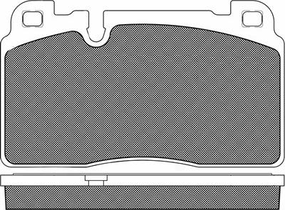 BSF 20248 - Тормозные колодки, дисковые, комплект autospares.lv