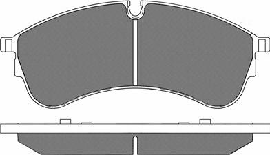 BSF 20254 - Тормозные колодки, дисковые, комплект autospares.lv