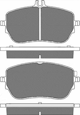 BSF 20256 - Тормозные колодки, дисковые, комплект autospares.lv