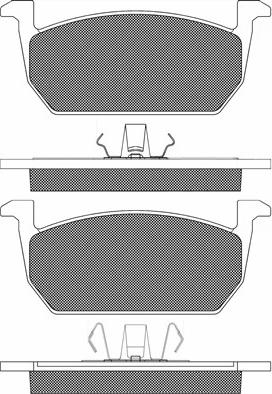 BSF 20253 - Тормозные колодки, дисковые, комплект autospares.lv