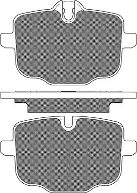 BSF 20269 - Тормозные колодки, дисковые, комплект autospares.lv