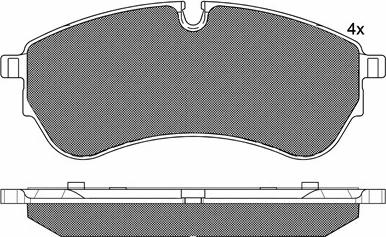 BSF 20264 - Тормозные колодки, дисковые, комплект autospares.lv