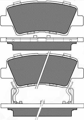 BSF 20260 - Тормозные колодки, дисковые, комплект autospares.lv