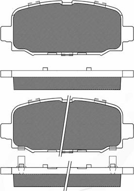 BSF 20262 - Тормозные колодки, дисковые, комплект autospares.lv