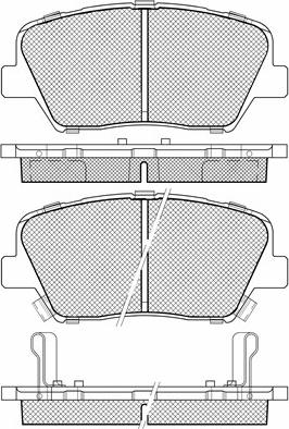 BSF 20200 - Тормозные колодки, дисковые, комплект autospares.lv