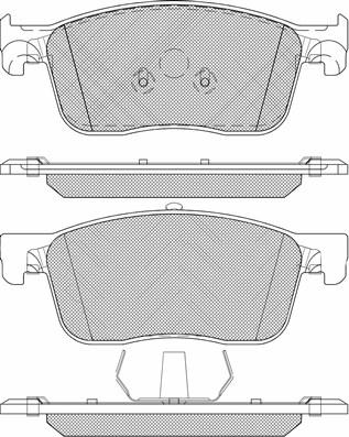 Opel 16 735 974 80 - Тормозные колодки, дисковые, комплект autospares.lv