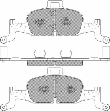 BSF 20216 - Тормозные колодки, дисковые, комплект autospares.lv