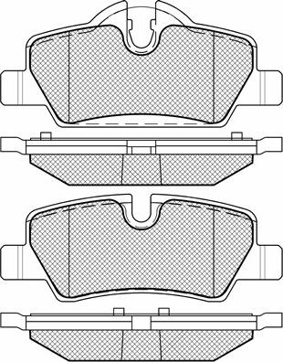 BSF 20218 - Тормозные колодки, дисковые, комплект autospares.lv