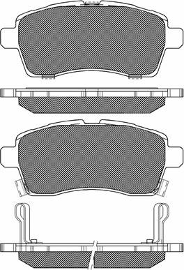 BSF 20284 - Тормозные колодки, дисковые, комплект autospares.lv